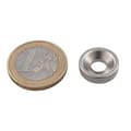 Miniatyrbild 2 av 3: Ferrestock fskndc007 Paket med 10 Runda neodym-magneter 15 x 4 mm med 6 mm hål - 8430025021797