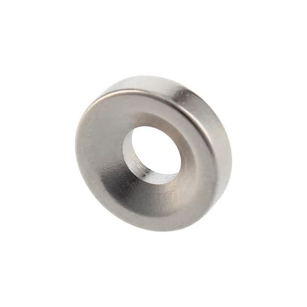 Ferrestock fskndc007 Paket med 10 Runda neodym-magneter 15 x 4 mm med 6 mm hål - 8430025021797