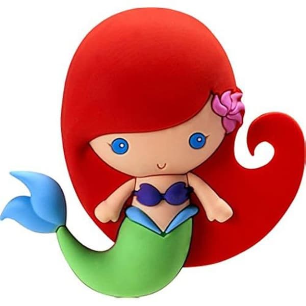 Magnet - DISNEY - 3D i skum - Prinsessa - Ariel - 86118