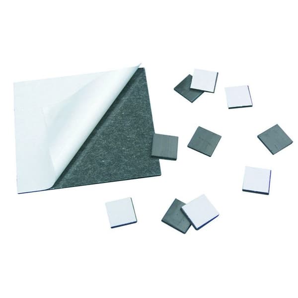 Självhäftande magnetplatta 80 x 75 mm