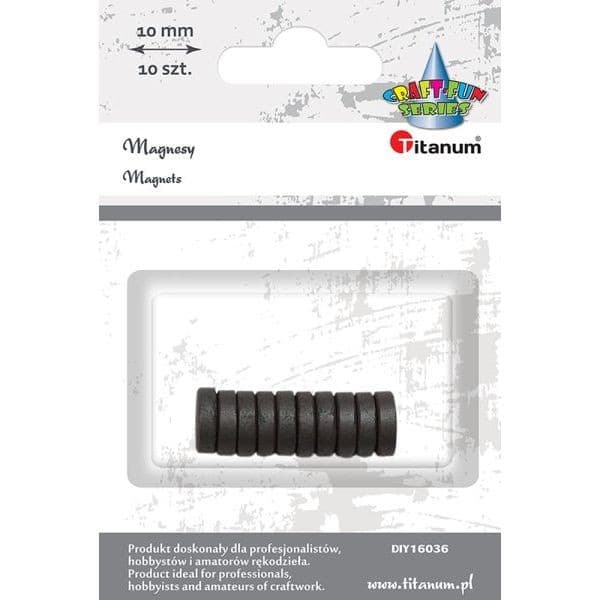 Magneetit 10 mm 10 kpl Titaania