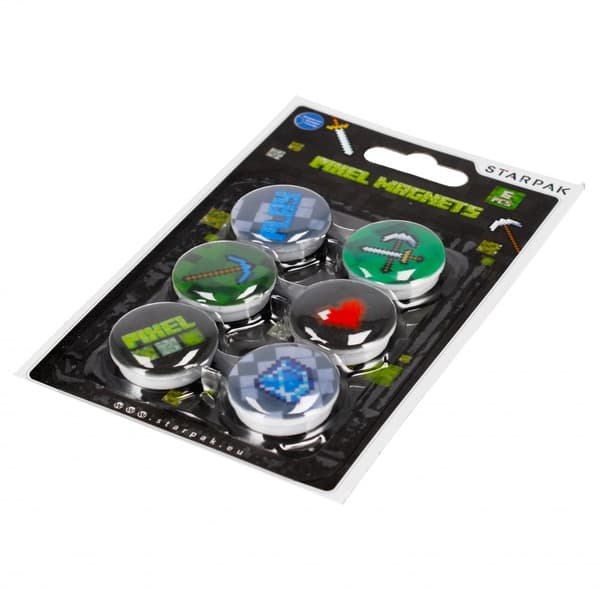 Magneter för brädor 33mm 6st Pixele Starpak
