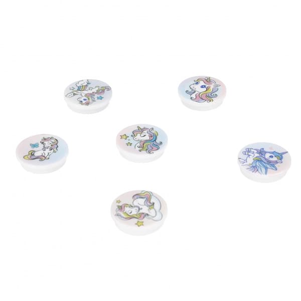 Magneter til brædder 33mm 6stk Unicorns Starpak
