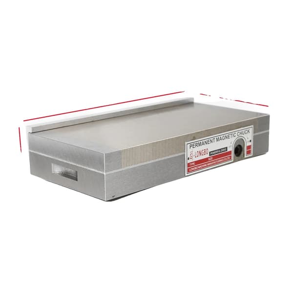 Permanent magnetisk chuck, høj maksimal magnetisk kraft, holdbar konstruktion af kobber og jern,125 250mm