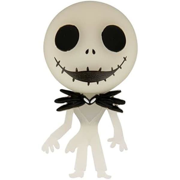 3D-magnet - MONOGRAM - Jack Skellington - Lyser i mörkret - 4 cm - Officiell produkt