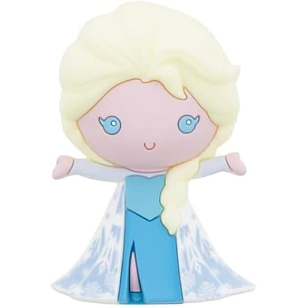 3D-skummagnet - MONOGRAM - Elsa - Blå - Högkvalitativ design - Officiellt licensierad produkt