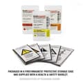 Miniatyrbild 2 av 2: Magnet Expert ® 16 x 4 x 50 mm lång stångferritmagnet med North South - Identifierad (pack med 5), metall,