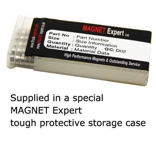 Magnet Expert Pack med 20 skivformade magneter för konst och hantverk Neodymium N42 Styrka 2 kg 10 x 4 mm