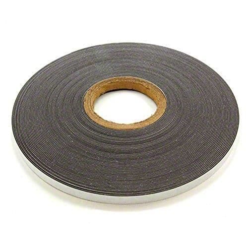 Magnet Expert FerroFlex 12,5 mm Breite Ferrous Strip - 3M Självhäftande - Blank vit (1x 30 Meter Länge) -