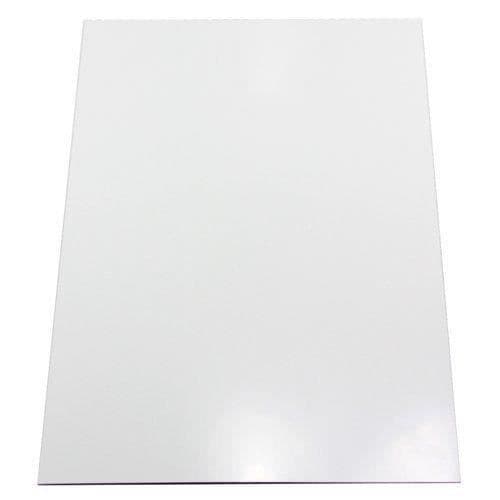 Magnet Expert Ltd Dekorativt flexibelt magnetiskt ark blank vit 297 x 210 x 0,85 mm (A4-storlek)
