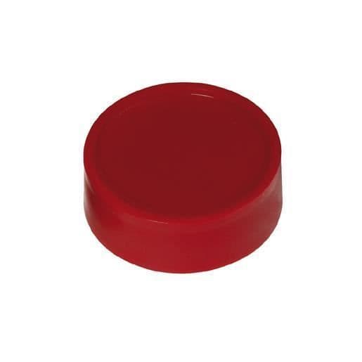 Runda magneter - MAUL - Pack om 10 - Ø 34 mm - Kraft 2 kg - Färg Röd