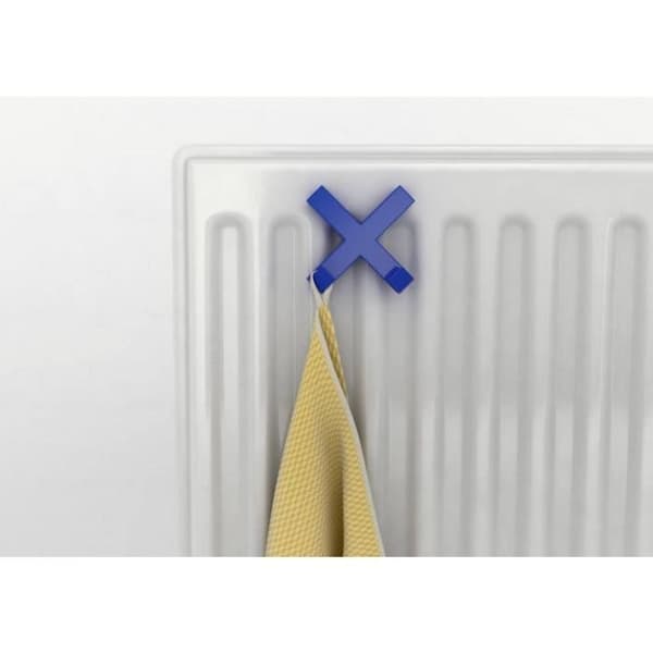 Magnet - Dahle - Mega Magnet Cross XL - Blå - 90 x 90 mm - Inkl. 2 Krokar