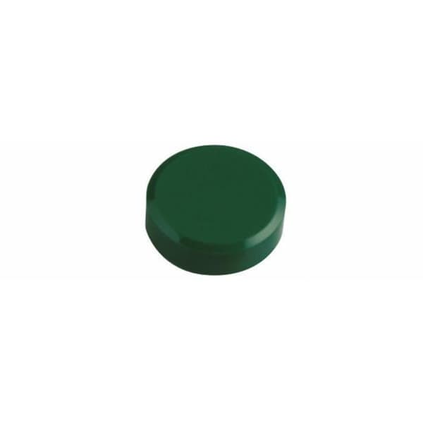 Runda magneter - MAULpro - 30 mm - Styrka 0,6 kg - Färg Grön - Förpackning med 20