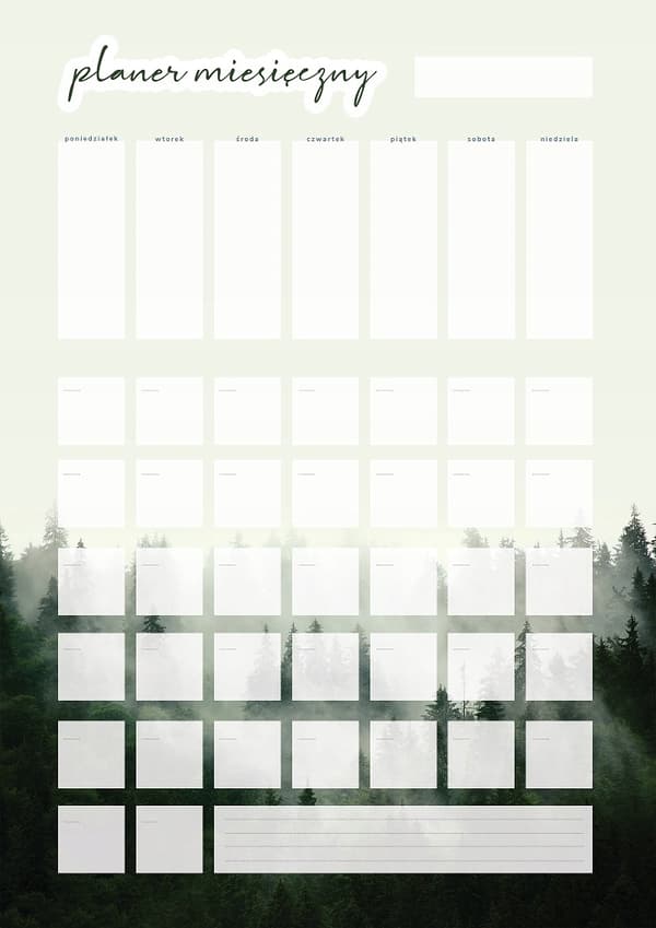 KØLESKABSPLANLÆGGER MAGNETISK KALENDER 40x56cm
