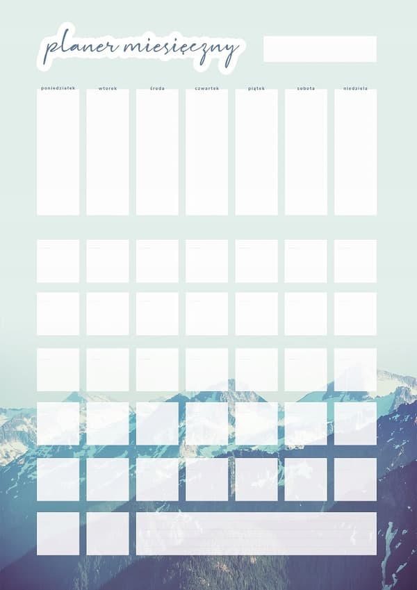 KYLPLANERARE MAGNETISK KALENDER 30x42,5CM