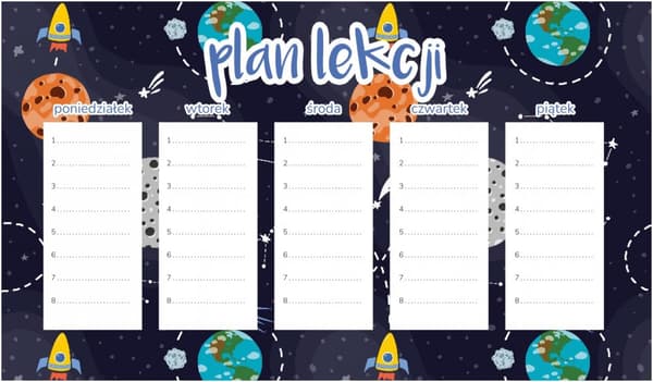 Magnetisk lektionsplan Stjernekonstellationer 45x26CM