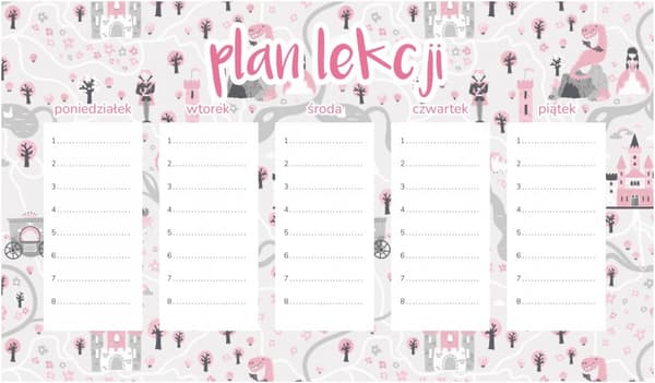 Magnetisk lektionsplan för barn Sagorike 45x26CM