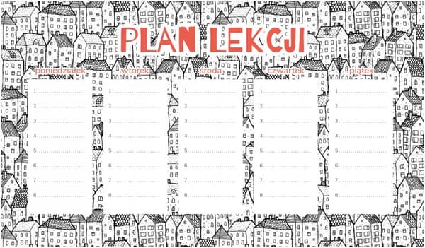 Magnetisk lektionsplan til maleby 45x26CM