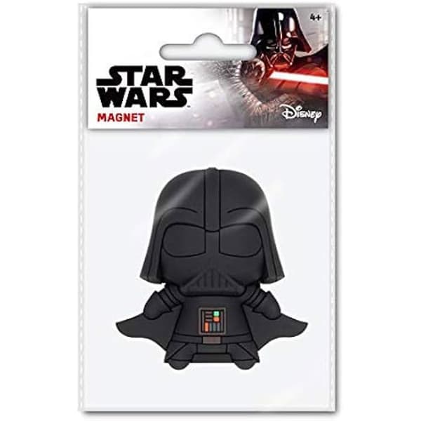 3D-magnet - DISNEY - Darth Vader - 4 cm - Svart - Unisex