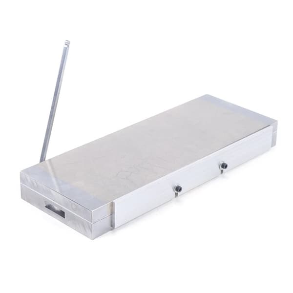 Permanent Magnet Chuck, 40*15 cm, Stærk Sugeevne 100N/cm², Holdbart Messingmateriale,HVID