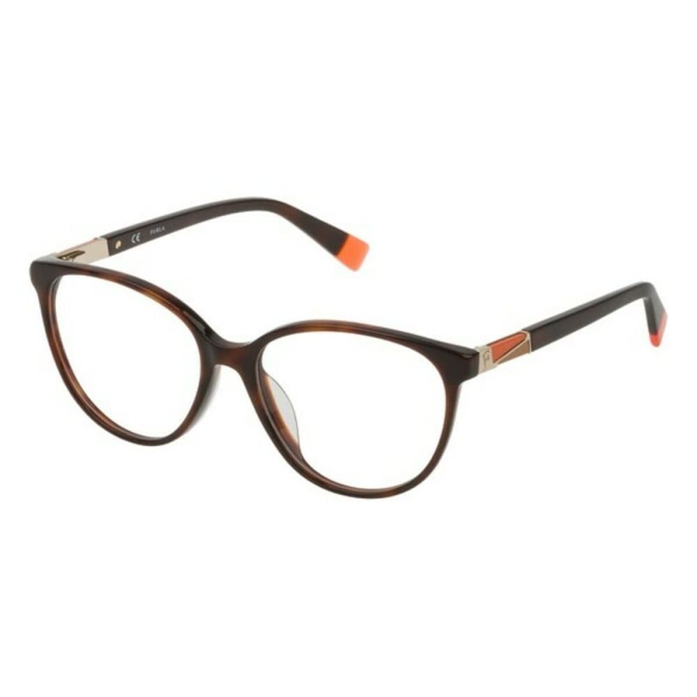 Glasögonbågar Furla VFU1895409XK Dark Havana (ø 54 mm)