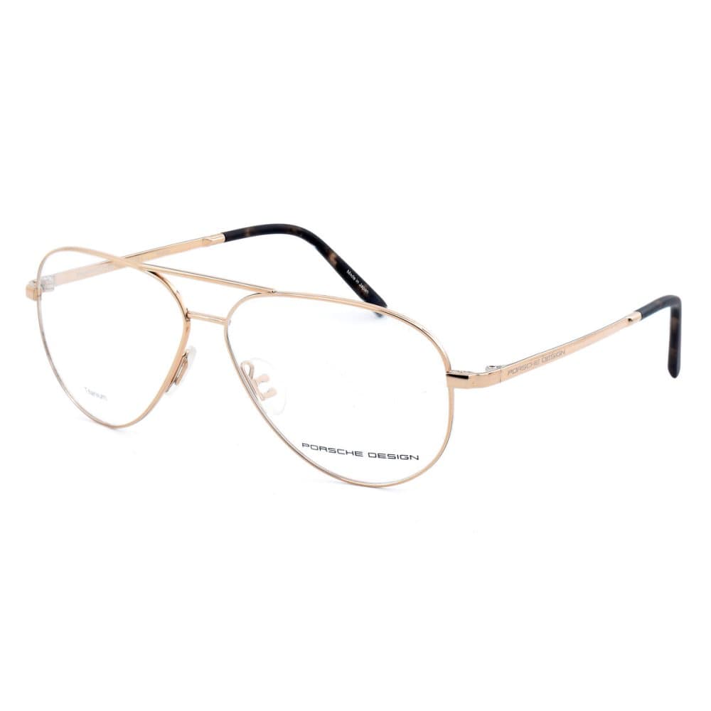 Glasögonbågar Porsche Design P8355-B-59 Ø 59 mm Gyllene
