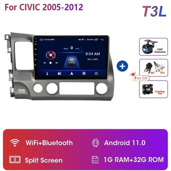 Autosoitin, monimedia videosoitin, navigointi GPS, T3P-lahja, kaksisydäminen