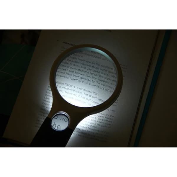 Läsförstoringsglas - Ej specificerat - 3 LED-lampor - Förstoring - Praktiskt - Kompakt