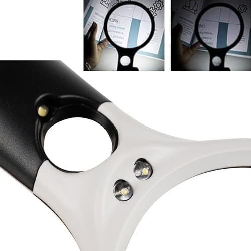 Izoxis 22670 LED-belyst lup