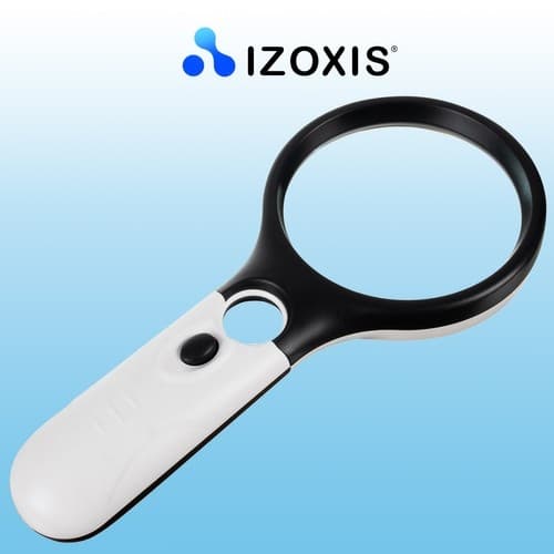 Izoxis 22670 LED-belyst lup