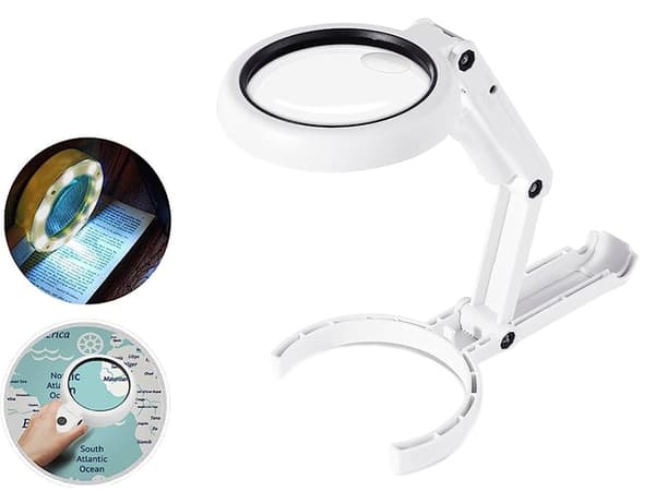 Förstoringsglas LED med Stativ