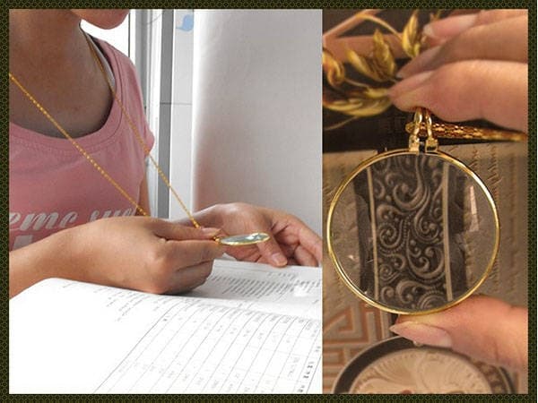 Förstoringsglas i Halsband - Förstoring 5x
