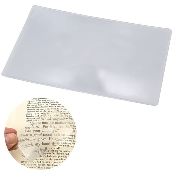 Förstoringsglas - 25x17cm - Förstoring 1x-5x