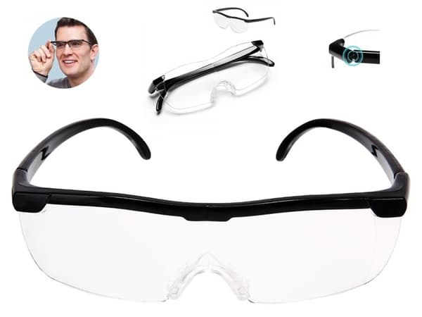Förstoringsglasögon stor vision 160% zoom