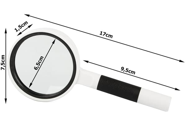 Förstoringsglas 65mm - Förstoring x6