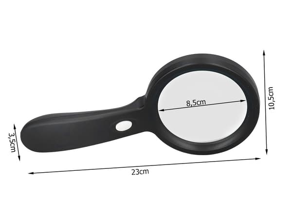 Förstoringsglas 10x med led-belysning
