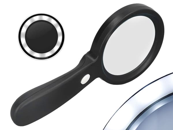 Förstoringsglas 10x med led-belysning