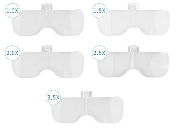 Förstoringsglasögon med LED - 3,5x
