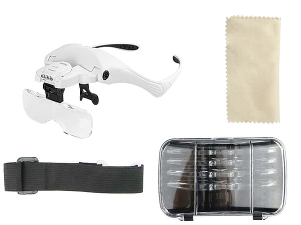 Förstoringsglasögon med LED - 3,5x