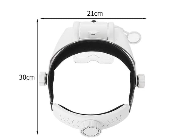 Strålkastare huvudskydd luxe 3 led 11,5x