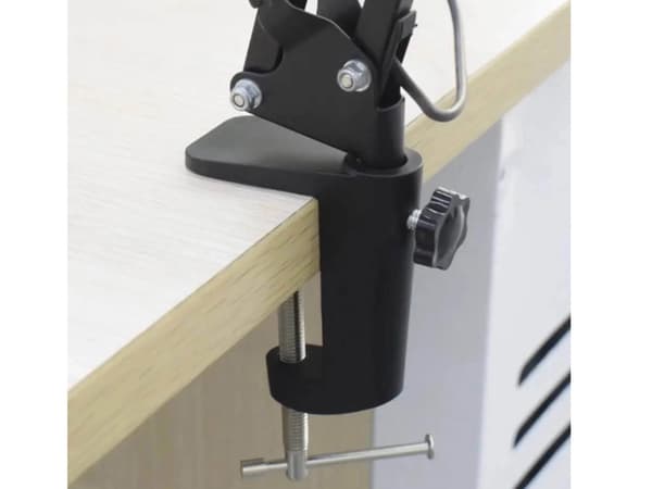 Skrivbordslampa / Förstoringsglas med Klämma - LED Bordslampa