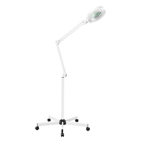 Illuminera förstoringslampa, 5-8X förstoring, 2400 LM ljusstyrka,5X-8X, VIT