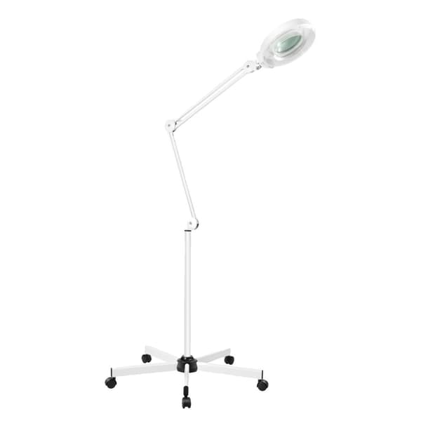 Illuminera förstoringslampa, 5-8X förstoring, 2400 LM ljusstyrka,5X-8X, VIT