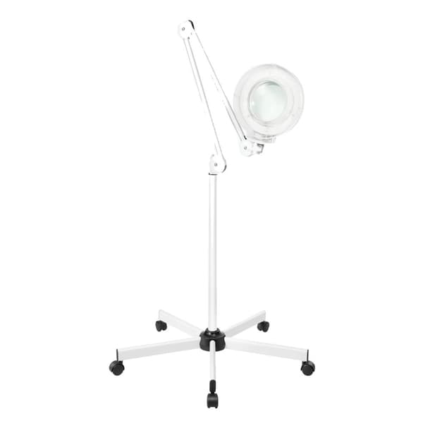 Forstørrelsesglaslampe, 5-8X Forstørrelse, Klar LED-belysning,8X, HVID