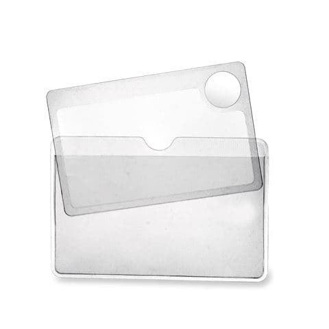 Carson Pocket Magnifier WM-01 2.5x Credit Card Size Magnifier with 6x Spot Lens