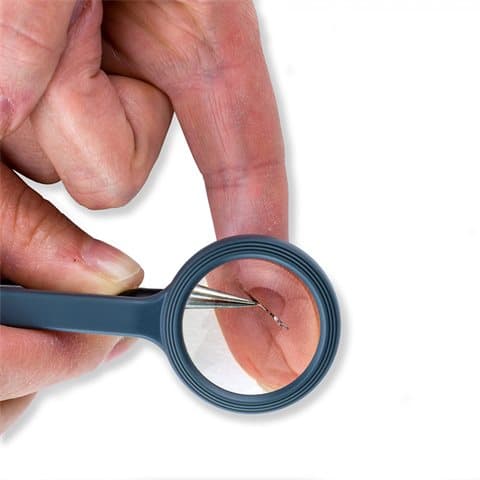 Carson MagniGrip MG-88 Magnifier with precision tweezers