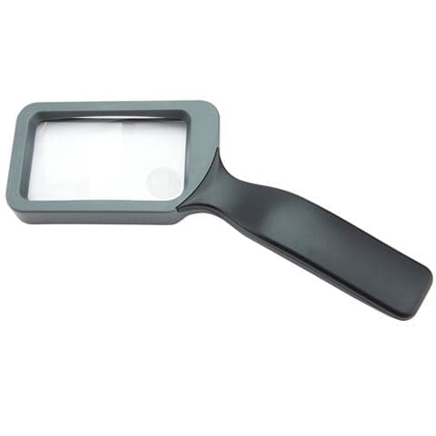 Carson Handheld Magnifier 2x85mm musta, Läpinäkyvä