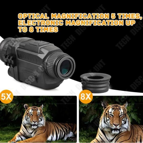 HD Infraröd Night Vision Device - TD - 5x optisk förstoring - 8x elektronisk förstoring