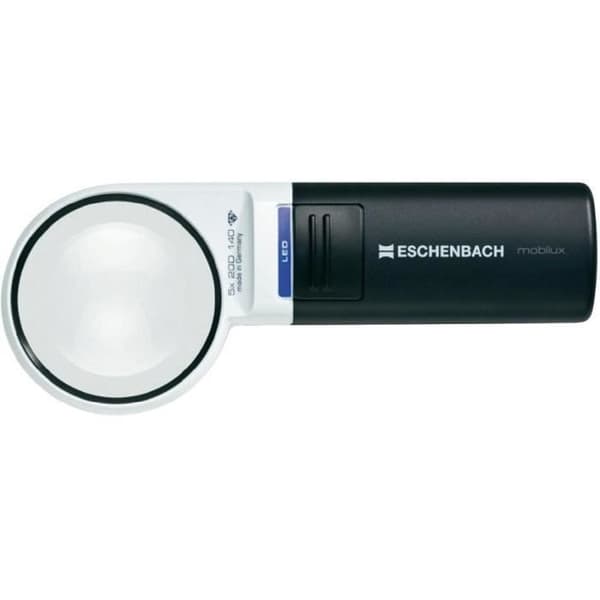 Eschenbach Moxilux 58mm 5.0x LED-upplyst förstoringsglas - Förstoring 5.0x - Linsdiameter 58mm