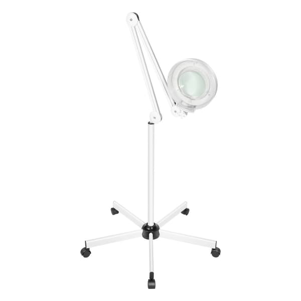Forstørrelsesglaslampe, 5-8X forstørrelse, 360° justerbart lampehoved, 2400 lumen lysstyrke